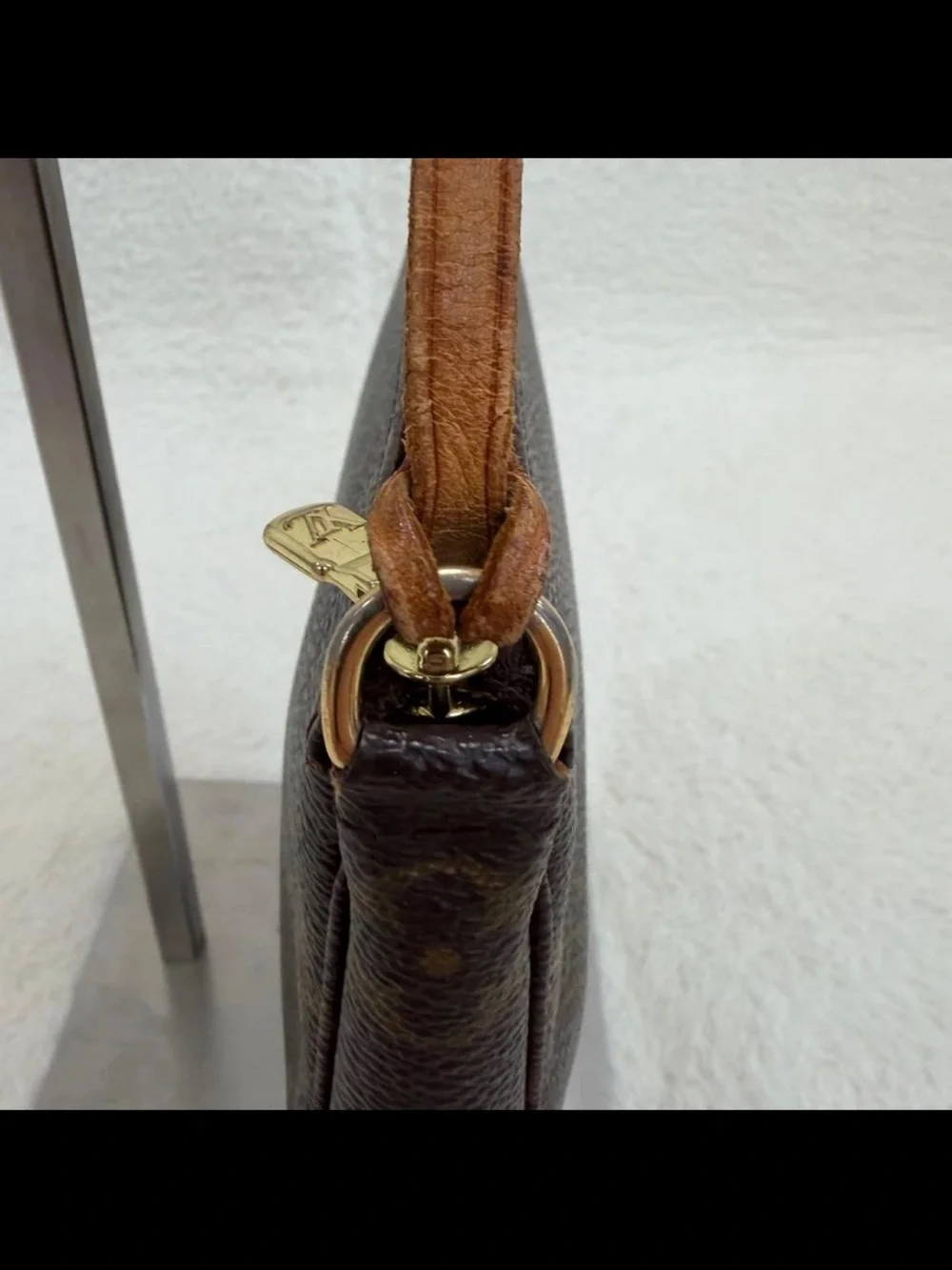 Louis Vuitton Monogram Mini Pochette in Brown and Tan